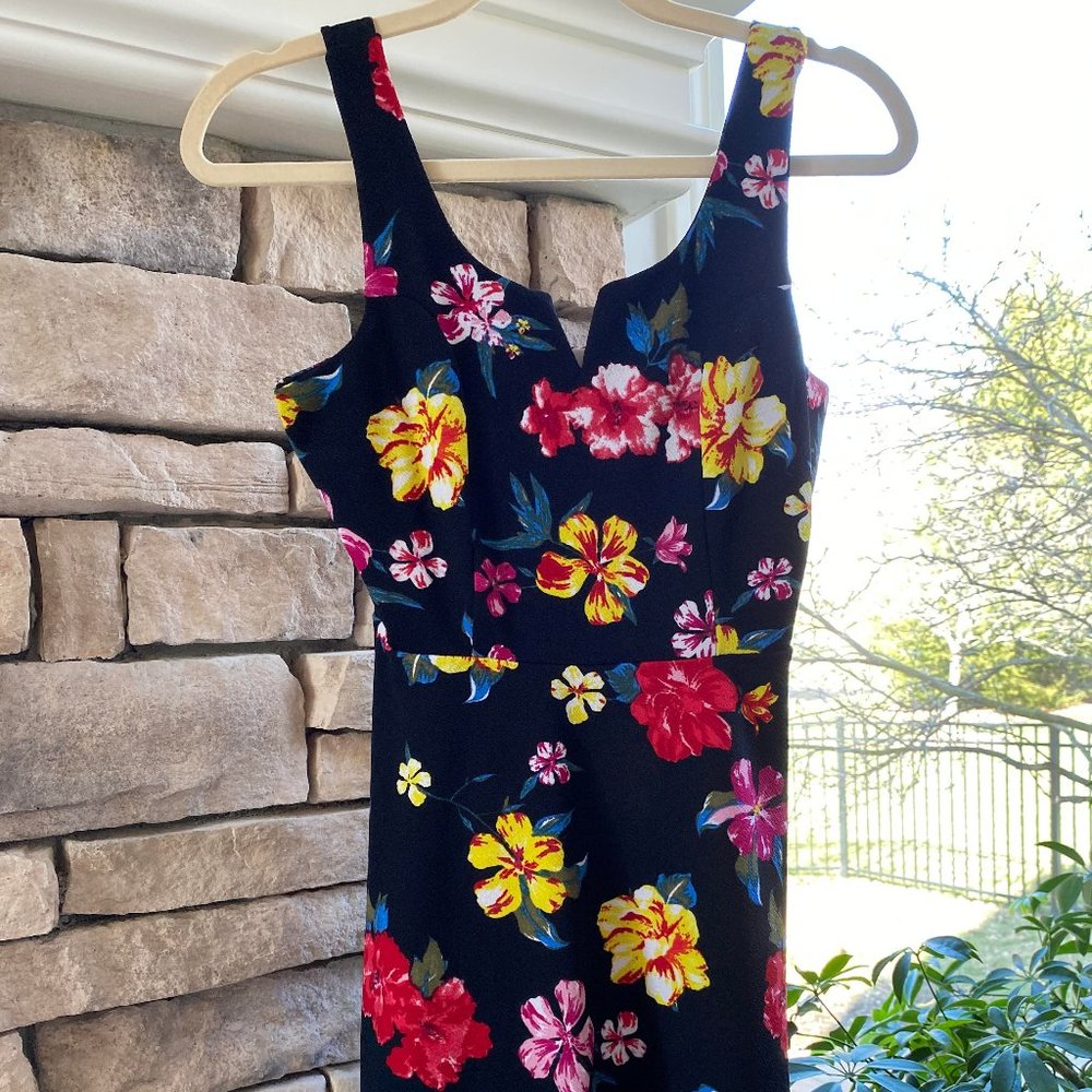 Planet Gold Floral Dress